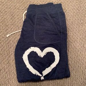 Heart sweatpants